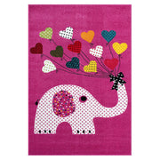KidsVillage Elephent Pink Rug