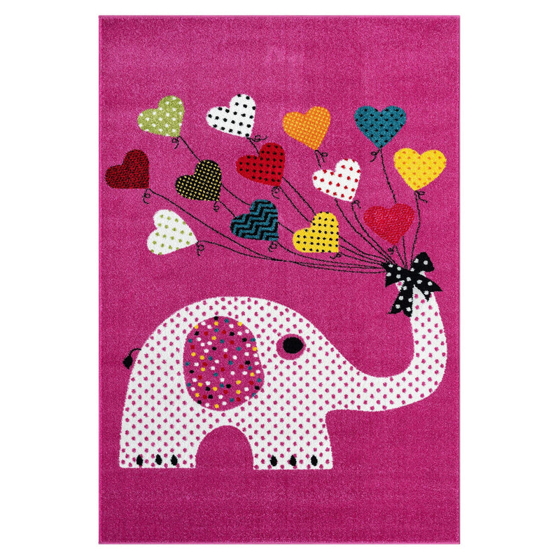 KidsVillage Elephent Pink Rug