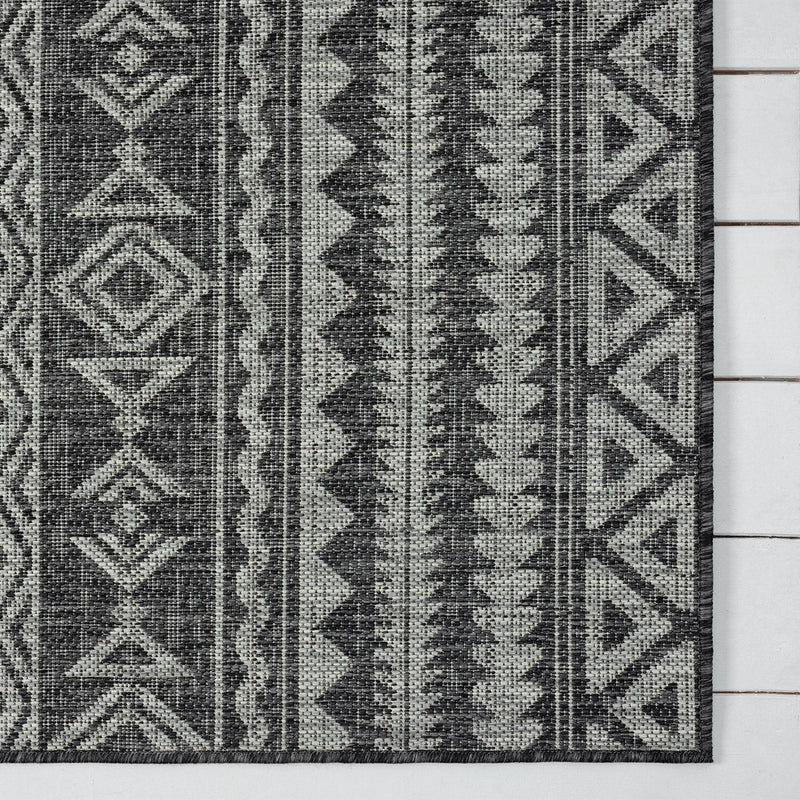 Outward Charcoal Runner Rug