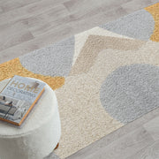 Deluxe Gold Shaggy Runner Rug