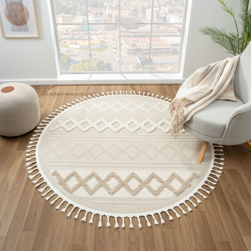 Round Fawn Rug Quality and Soft, Modern Rug — SydneyRugsOnline