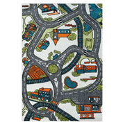 KidsVillage Road Cream Rug