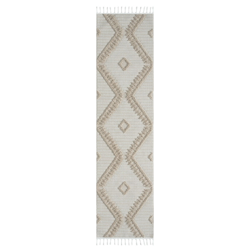 Cottage Taupe Runner Rug