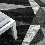 Praise Sublime Grey Round Rug