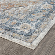 Easy Moderate Aqua Runner Rug