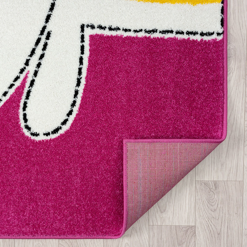 KidsVillage Cat Pink Rug