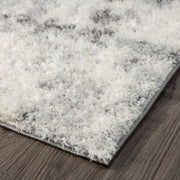 Deluxe Ash Shaggy Runner Rug