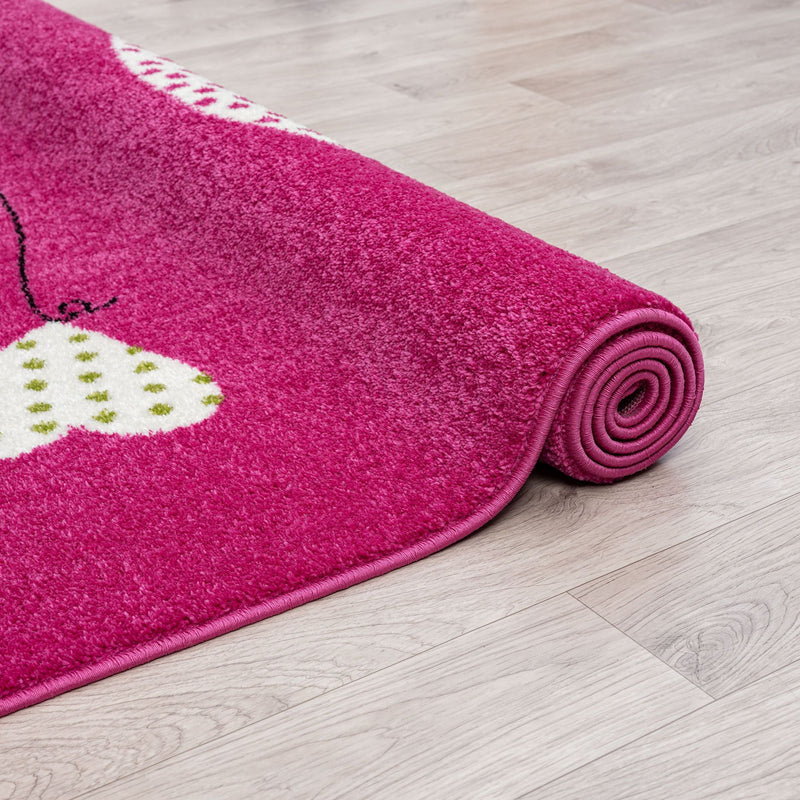 KidsVillage Elephent Pink Rug