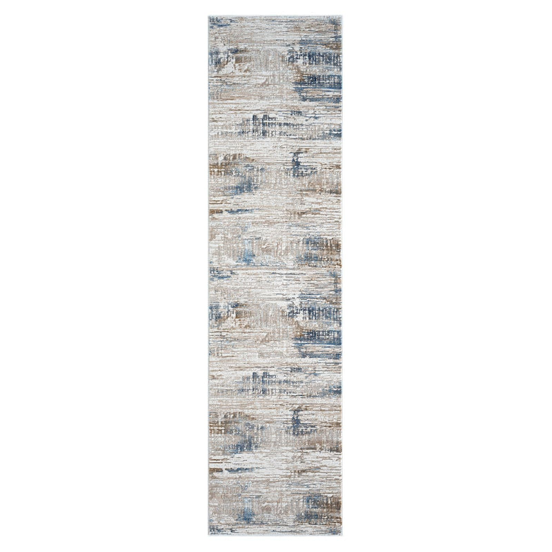 Legend Crock Stone Blue Runner Rug