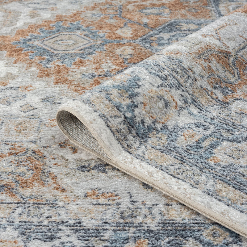 Easy Moderate Aqua Rug