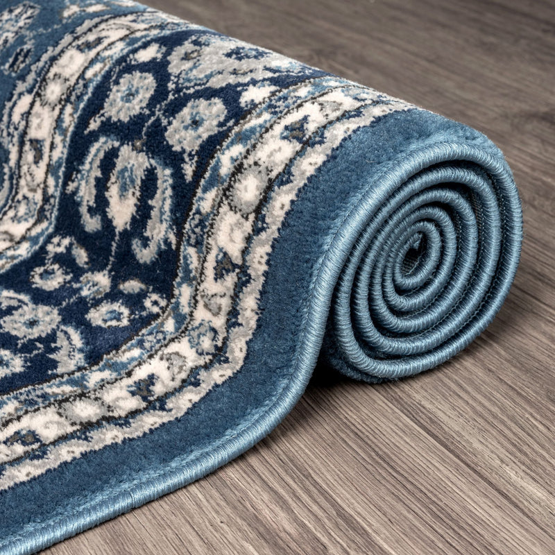 Lava Sahara Navy Runner Rug