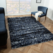 Deluxe Lavage Blue Shaggy Rug