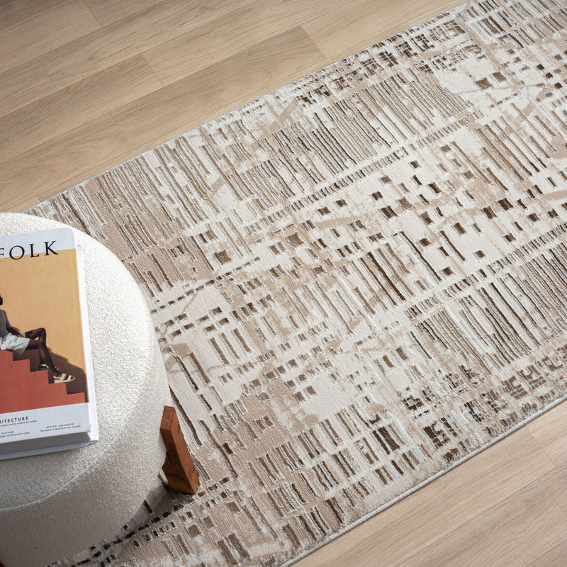 Legend Drama Taupe Runner Rug