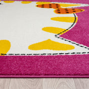 KidsVillage Cat Pink Rug
