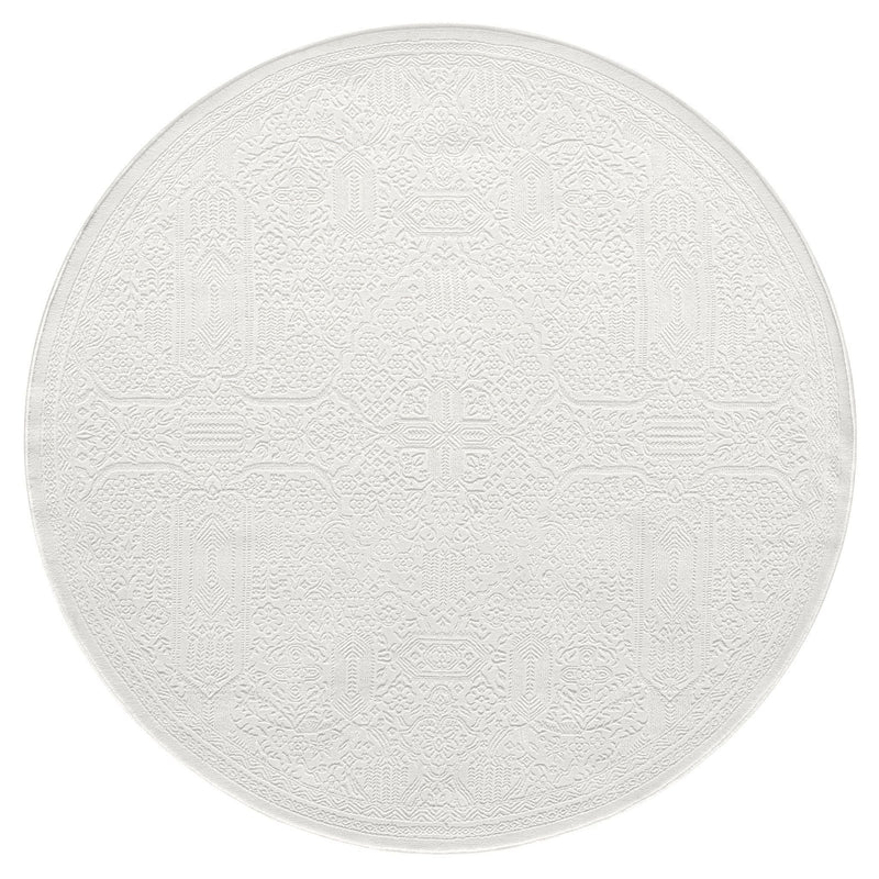 Legend Fancy Ivory Round Rug