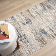 Legend Crock Stone Blue Runner Rug
