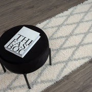 Deluxe Sand Shaggy Runner Rug