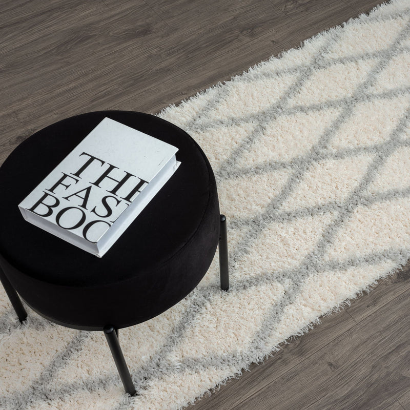 Deluxe Sand Shaggy Runner Rug