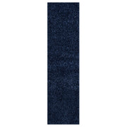 Pilose Navy Rug Runner Rug