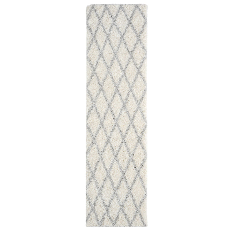 Deluxe Sand Shaggy Runner Rug