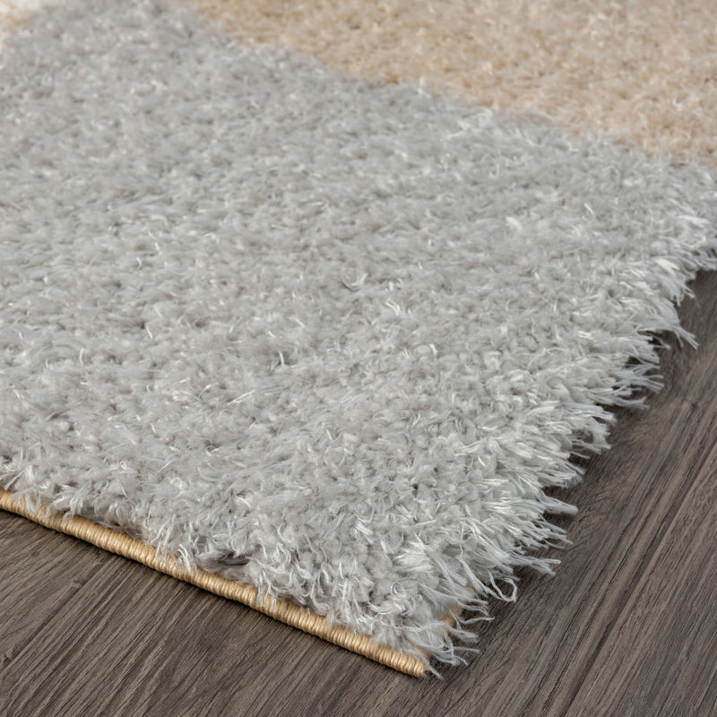 Deluxe Gold Shaggy Runner Rug