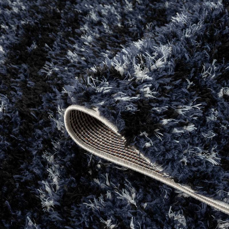 Deluxe Lavage Blue Shaggy Rug