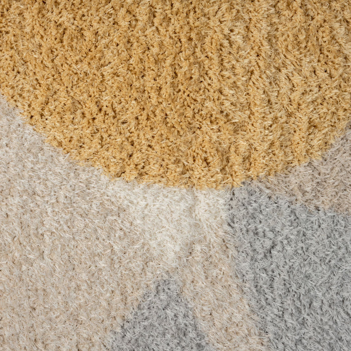 Deluxe Gold Shaggy Rug