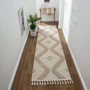 Cottage Taupe Runner Rug