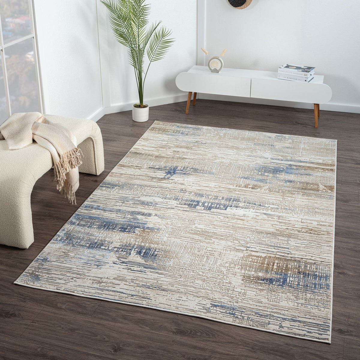 Legend Crock Stone Blue Rug — SydneyRugsOnline