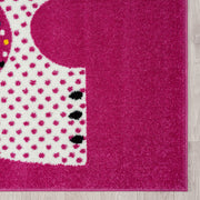 KidsVillage Elephent Pink Rug