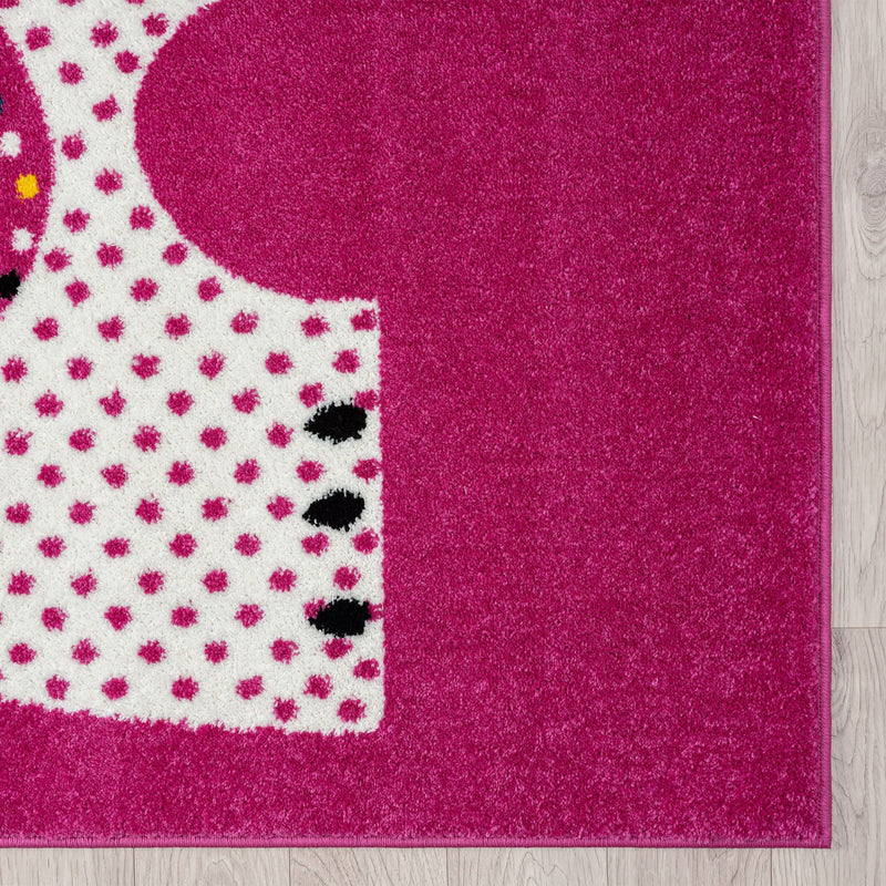 KidsVillage Elephent Pink Rug