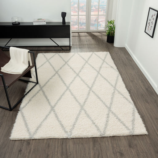 Deluxe Sand Shaggy Rug
