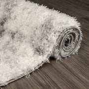 Deluxe Ash Shaggy Runner Rug