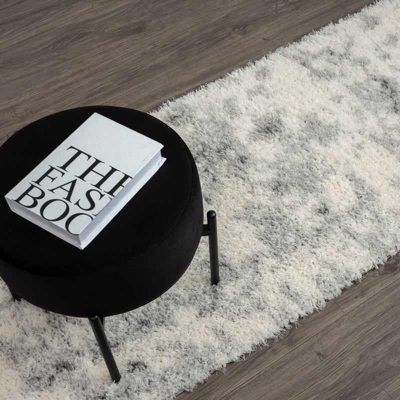 Deluxe Ash Shaggy Runner Rug