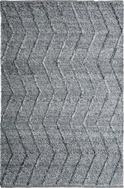 Zig Zag Dark Grey Rug