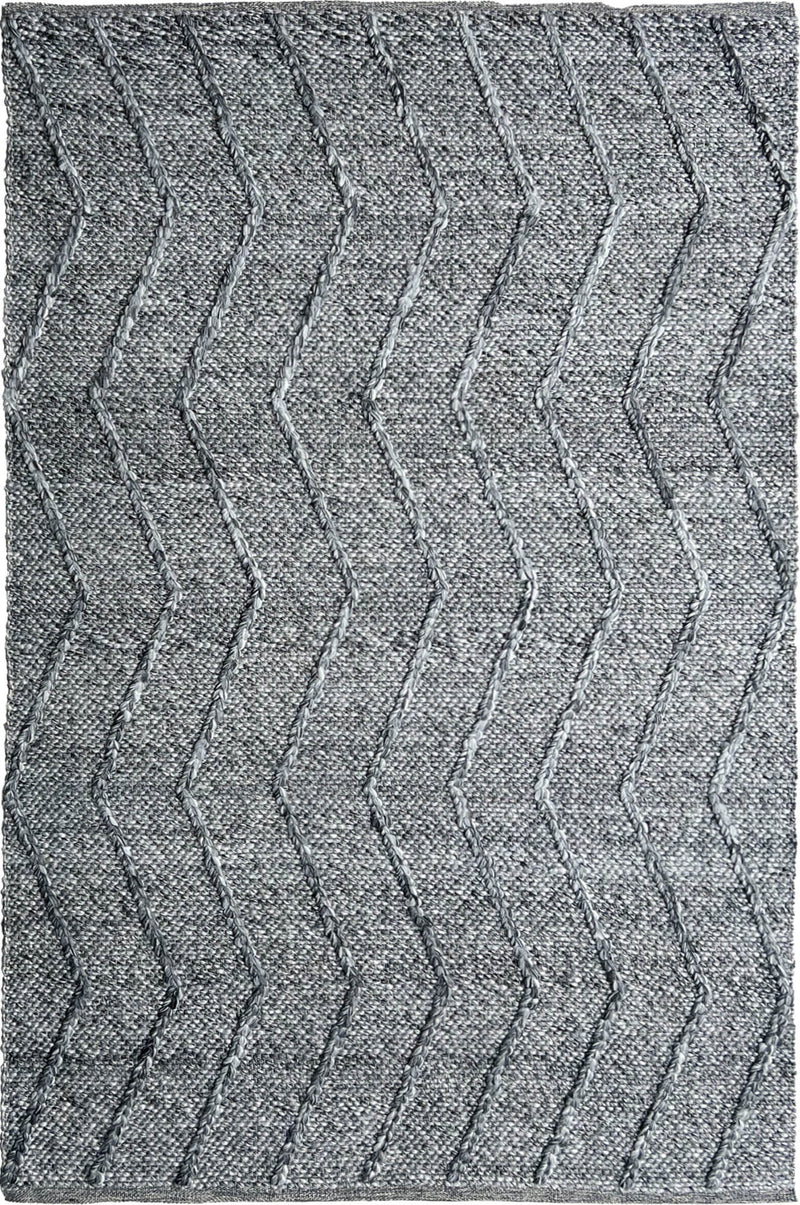 Zig Zag Dark Grey Rug