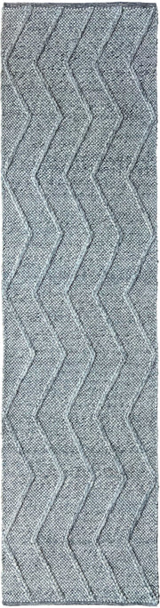 Zig Zag Spotted Grey Rug